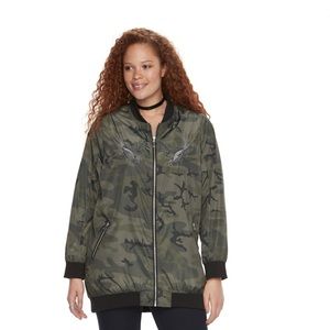Camo bomber jacket